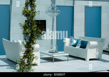 "Il Soggiorno' mostrano giardino a Hampton Court Flower Show 2010, London, Regno Unito Foto Stock