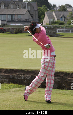 Ryo Ishikawa, Giapponese professional golfer presso il St Andrews British Open di Golf, Scotland, Regno Unito Foto Stock