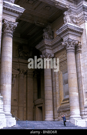 Palazzo di Giustizia dei Tribunali della città di Bruxelles Regione Bruxelles-capitale Belgio Europa Foto Stock