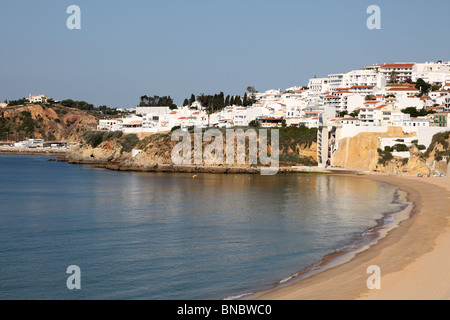 Spiaggia Albufeira Algarve, PORTOGALLO Foto Stock