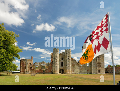 Rovine della casa Cowdray Midhurst West Sussex Foto Stock