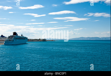 Grecia DODECANNESO, Rodi, la città visto da vedere Foto Stock