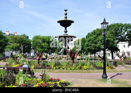 Steine giardini e Fontana di Victoria, Brighton East Sussex, England, Regno Unito Foto Stock