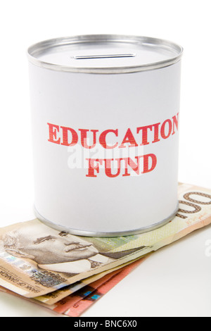 Education Fund, il concetto di risparmio per college Foto Stock