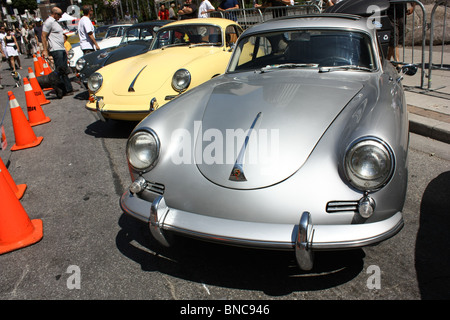 Argento 1961 porsche t-5 coupe tettuccio apribile Foto Stock