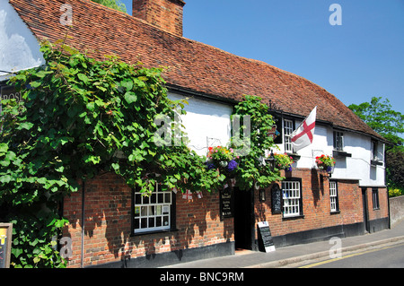 Rose and Crown Pub, St. Michael's Street, St.Albans, Hertfordshire, England, Regno Unito Foto Stock