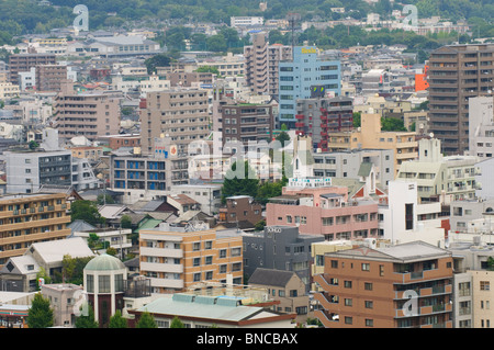 Città di Kumamoto, Prefettura di Kumamoto, Regione di Kyushu, Isola di Kyushu, Giappone Foto Stock