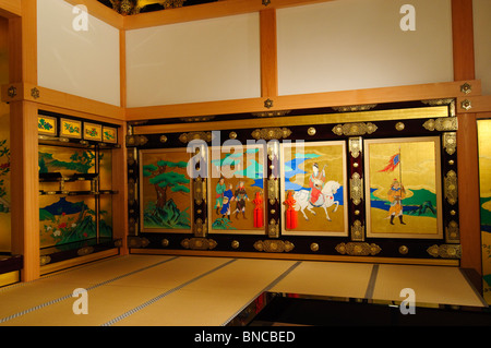 La Hall, Honmaru Goten Palace, Castello di Kumamoto, Prefettura di Kumamoto, Regione di Kyushu, Isola di Kyushu, Giappone Foto Stock