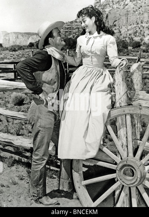 ANGEL AND THE BADMAN 1946 Repubblica Pictures film con John Wayne e Gail Russell Foto Stock