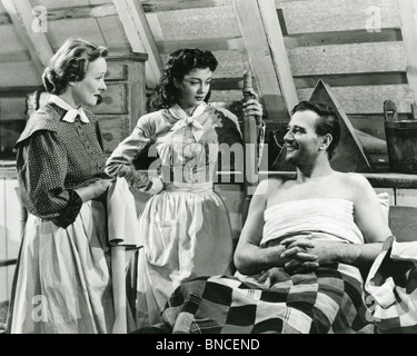 ANGEL AND THE BADMAN 1946 Repubblica Pictures film con John Wayne e Gail Russell (capelli scuri) Foto Stock