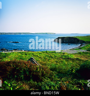 CLIFDEN BAY CONNEMARA COUNTY GALWAY IRLANDA Foto Stock