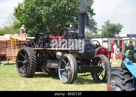 Il vecchio motore a vapore, costruito 1875, sul display nel Cheshire visualizza, Knutsford, Inghilterra. Foto Stock