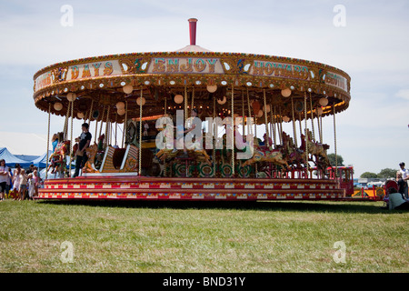 Giostra giro in Cheshire visualizza, Knutsford, Inghilterra. Foto Stock