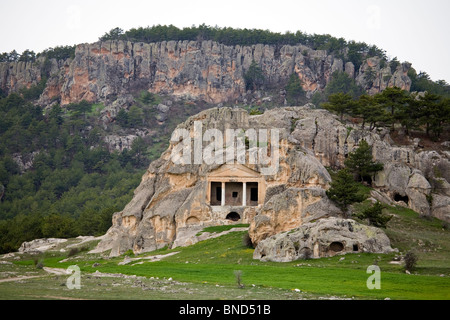 Le antiche rovine di Phyrigia, Afyon Turchia Foto Stock