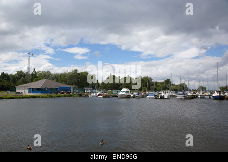 Marina kinnego craigavon nella contea di Armagh nell'Irlanda del Nord Regno Unito Foto Stock