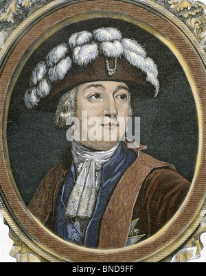 ORLEANS Louis Philippe Joseph, duca di Montpensier e Orleans (1747-1793). Foto Stock