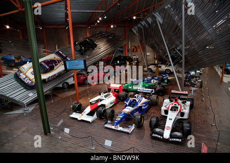 I veicoli in Beaulieu Motor Museum racing cars compresi Formula 1 (F1) e Le Mans. Foto Stock