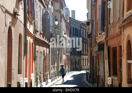 Street a Tolosa, in Francia, in Europa Foto Stock