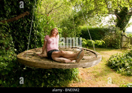 Paesaggio giardiniere, autore e la radio e la TV di personalità, Bunny Guinness Foto Stock