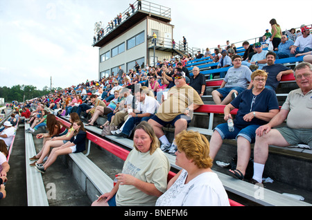 Raduno in stadio per corse Nascar, Houston, Texas, Stati Uniti d'America Foto Stock