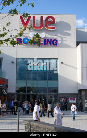 La Roccia, shopping, attività per il tempo libero e lo sviluppo residenziale ( aperta nel luglio 2010 ), Bury, Greater Manchester, Regno Unito Foto Stock