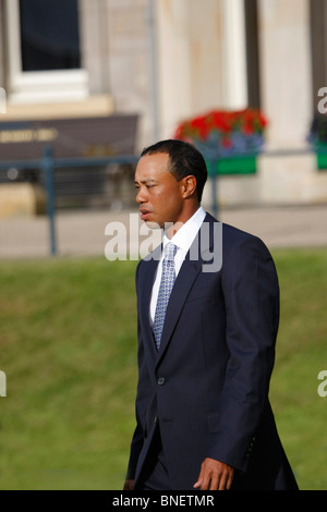 Tiger Woods in passato champions photocall Open 2010 Foto Stock