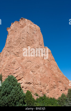 Formazione di roccia nel Giardino degli dèi Colorado Springs Foto Stock