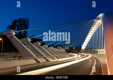 Ponte di Kaiku, Barakaldo, Bizkaia, Spagna Foto Stock