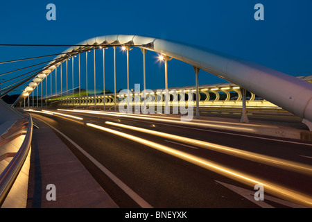 Ponte di Kaiku, Barakaldo, Bizkaia, Spagna Foto Stock