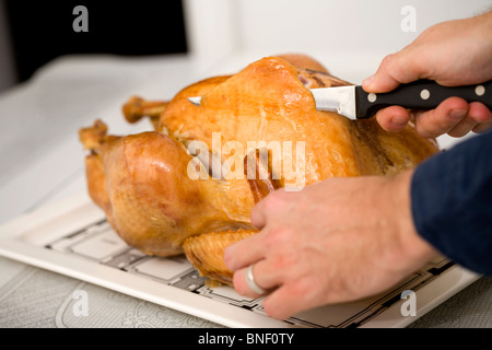 Cena di tacchino Foto Stock