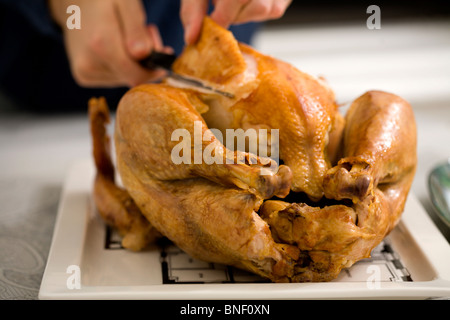 Cena di tacchino Foto Stock