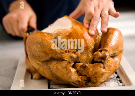 Cena di tacchino Foto Stock