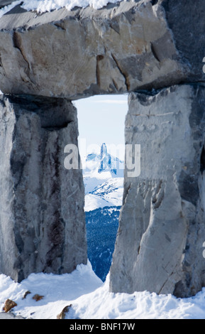 Nero Brosmio attraverso Inuk'Shuk Foto Stock