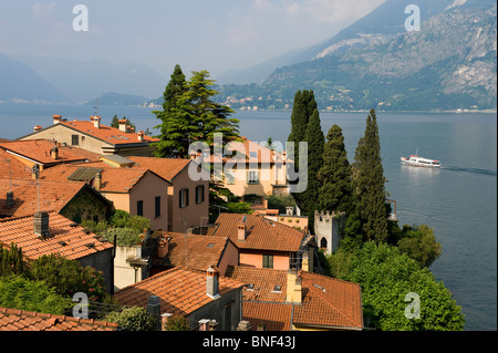 Varenna sul lago di Como, Italia Foto Stock