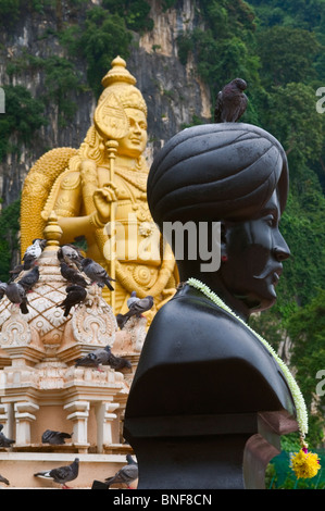 Statue in Grotte Batu Kuala Lumpur Selangor Malaysia Foto Stock