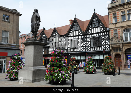 Shrewsbury Piazza Shropshire England Regno Unito Foto Stock