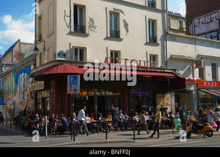 Parigi Belleville Francia Europa Foto Stock