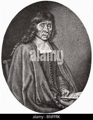 Thomas macis, c.1612 a c.1706. Compositore inglese, liuto giocatore e impiegato di laici del Trinity College di Cambridge Foto Stock