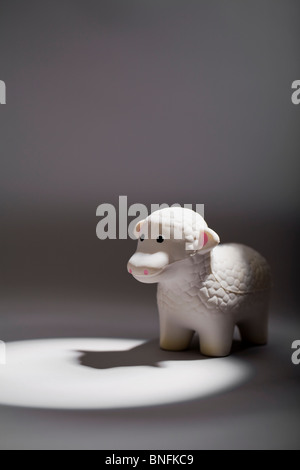 Schiuma di Figurine di agnello Foto Stock