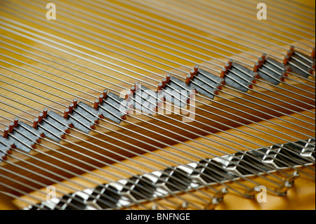 Interno della Steinway B Pianoforte Foto Stock