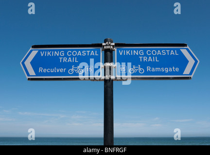 Viking il sentiero costiero Thanet Kent REGNO UNITO Foto Stock