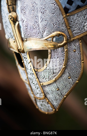 Anglo-Saxon casco replica Foto Stock