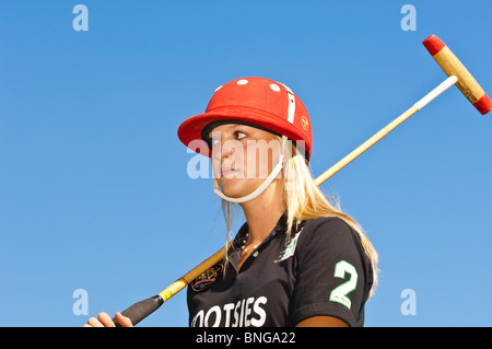 Houston Polo Club, houston, texas. Foto Stock