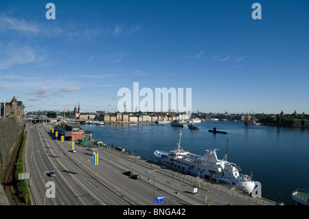 La marina militare svedese sulla parata nel porto di Stoccolma per Royal Wedding. Foto Stock