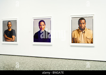 Texas Houston. Celebre gente nera mostra fotografica presso il Museo di Belle Arti, Houston Texas. Foto Stock