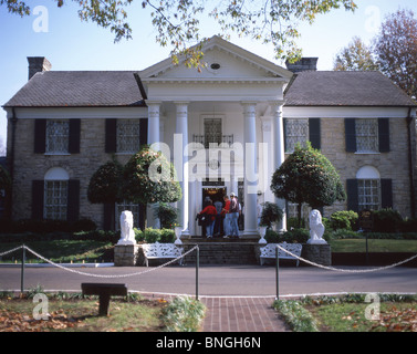 Casa di Graceland, Elvis Presley Boulevard, Whitehaven, Memphis, Tennessee, Stati Uniti d'America Foto Stock
