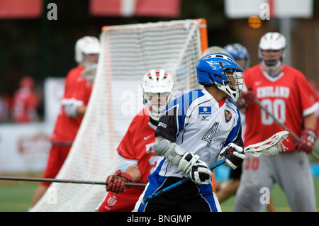 Lacrosse World Championships Manchester Inghilterra UK Luglio 2010, Giappone - Inghilterra Foto Stock