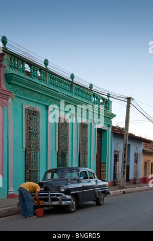 Cubano vita di strada, Trinidad, Cuba Foto Stock