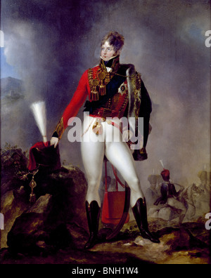 Il re George IV da Eduard Strohling, (1768-ca.1826) Foto Stock