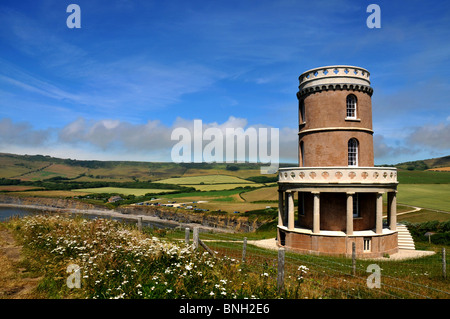 Clavell tower, Kimmeridge nel Dorset, in Gran Bretagna, Regno Unito Foto Stock